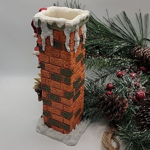 House Of Loyd " Up the Chimney" Santa Clause Climber Holiday Decoration 1998 - Picture 6 of 11